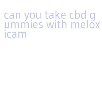 can you take cbd gummies with meloxicam