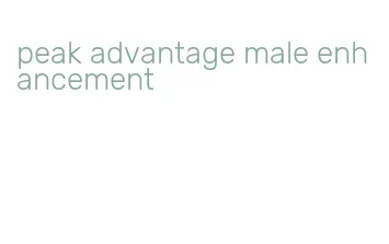 peak advantage male enhancement