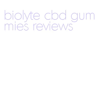 biolyte cbd gummies reviews