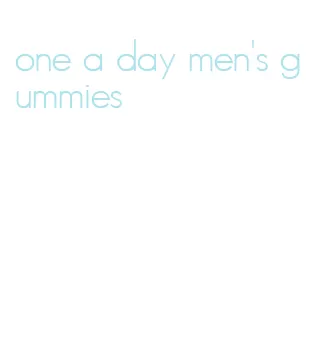 one a day men's gummies