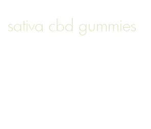 sativa cbd gummies