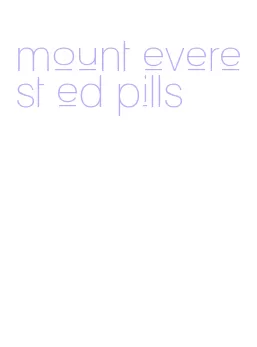 mount everest ed pills
