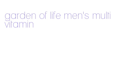 garden of life men's multivitamin