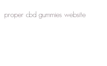 proper cbd gummies website