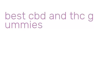 best cbd and thc gummies
