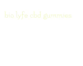 bio lyfe cbd gummies