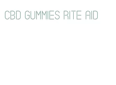 cbd gummies rite aid