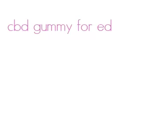 cbd gummy for ed
