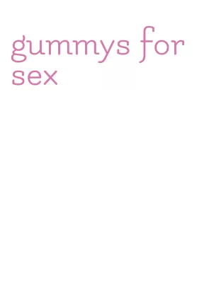 gummys for sex