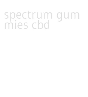 spectrum gummies cbd