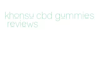 khonsu cbd gummies reviews