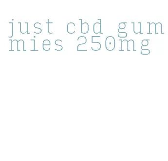 just cbd gummies 250mg