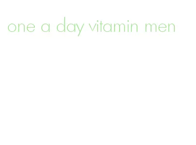 one a day vitamin men