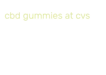 cbd gummies at cvs