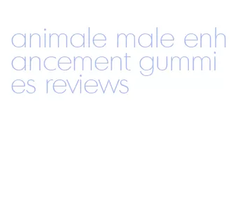 animale male enhancement gummies reviews