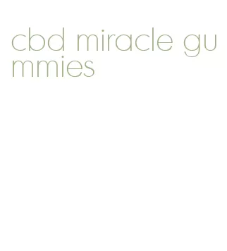 cbd miracle gummies