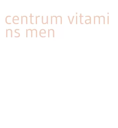 centrum vitamins men