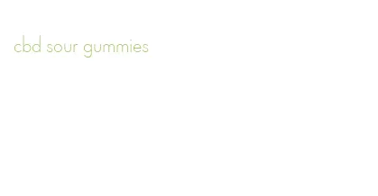 cbd sour gummies