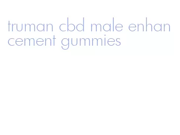 truman cbd male enhancement gummies