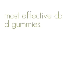 most effective cbd gummies