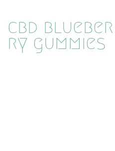 cbd blueberry gummies