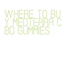 where to buy medterra cbd gummies
