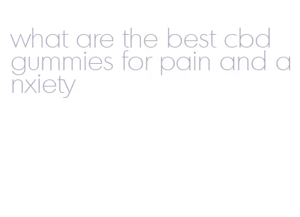 what are the best cbd gummies for pain and anxiety
