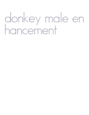 donkey male enhancement
