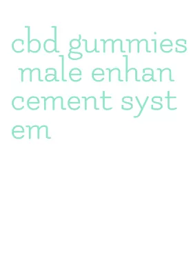 cbd gummies male enhancement system