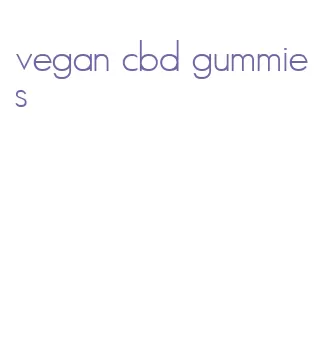 vegan cbd gummies