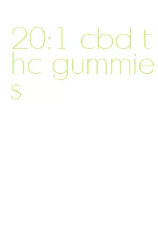 20:1 cbd thc gummies