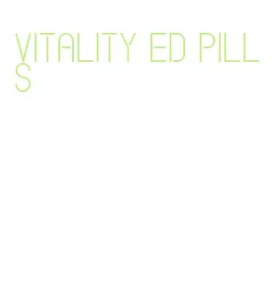 vitality ed pills