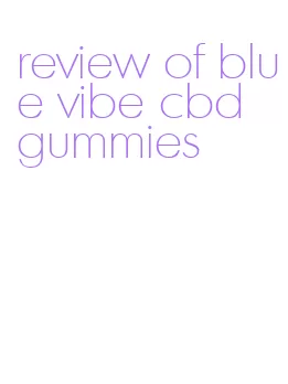review of blue vibe cbd gummies