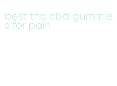 best thc cbd gummies for pain