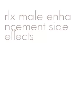 rlx male enhancement side effects