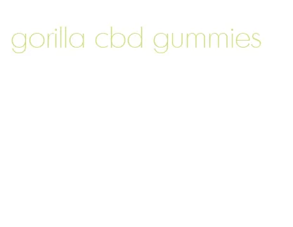 gorilla cbd gummies