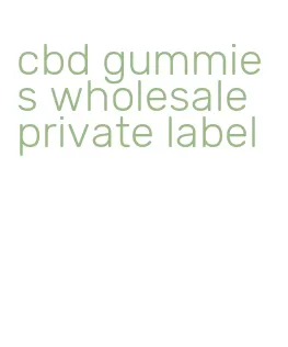 cbd gummies wholesale private label