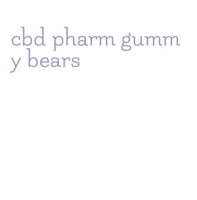 cbd pharm gummy bears