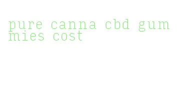 pure canna cbd gummies cost