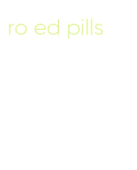 ro ed pills