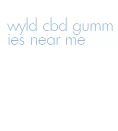 wyld cbd gummies near me