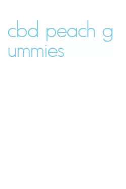 cbd peach gummies
