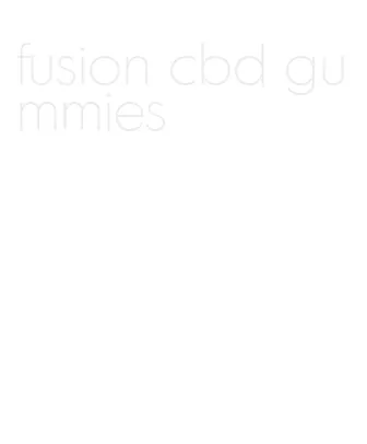 fusion cbd gummies