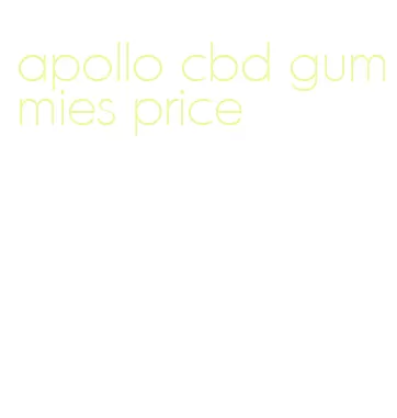 apollo cbd gummies price