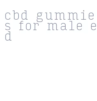 cbd gummies for male ed