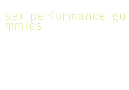 sex performance gummies