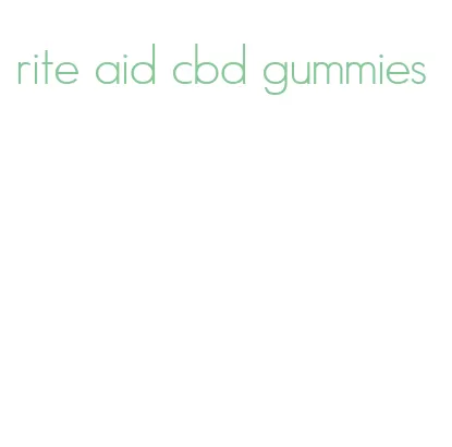 rite aid cbd gummies