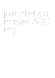 just cbd gummies 300mg