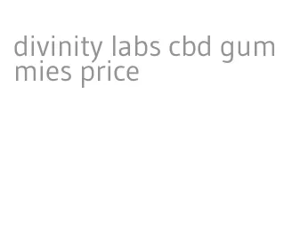 divinity labs cbd gummies price