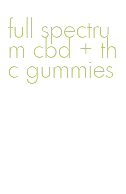 full spectrum cbd + thc gummies